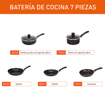 Batería Imusa Smart 7 Piezas
