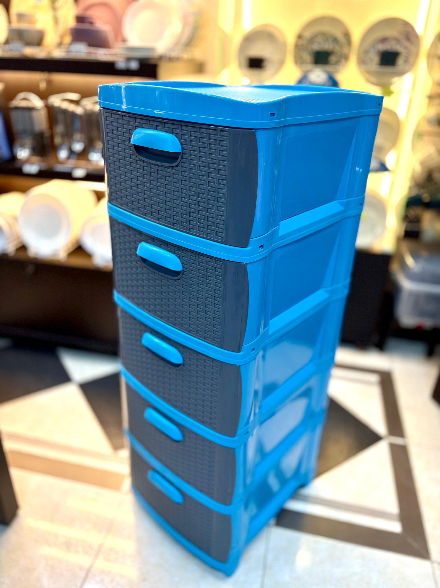 Practimueble X5 Prodehogar Azul-Gris