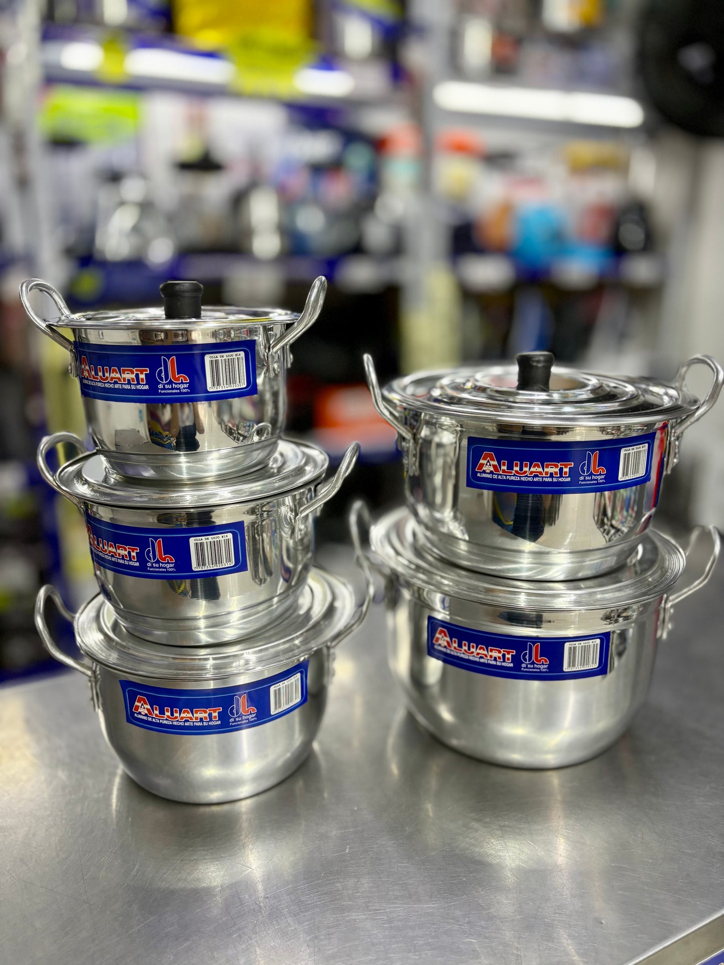 Juego Ollas Aluart Lujo X5 und