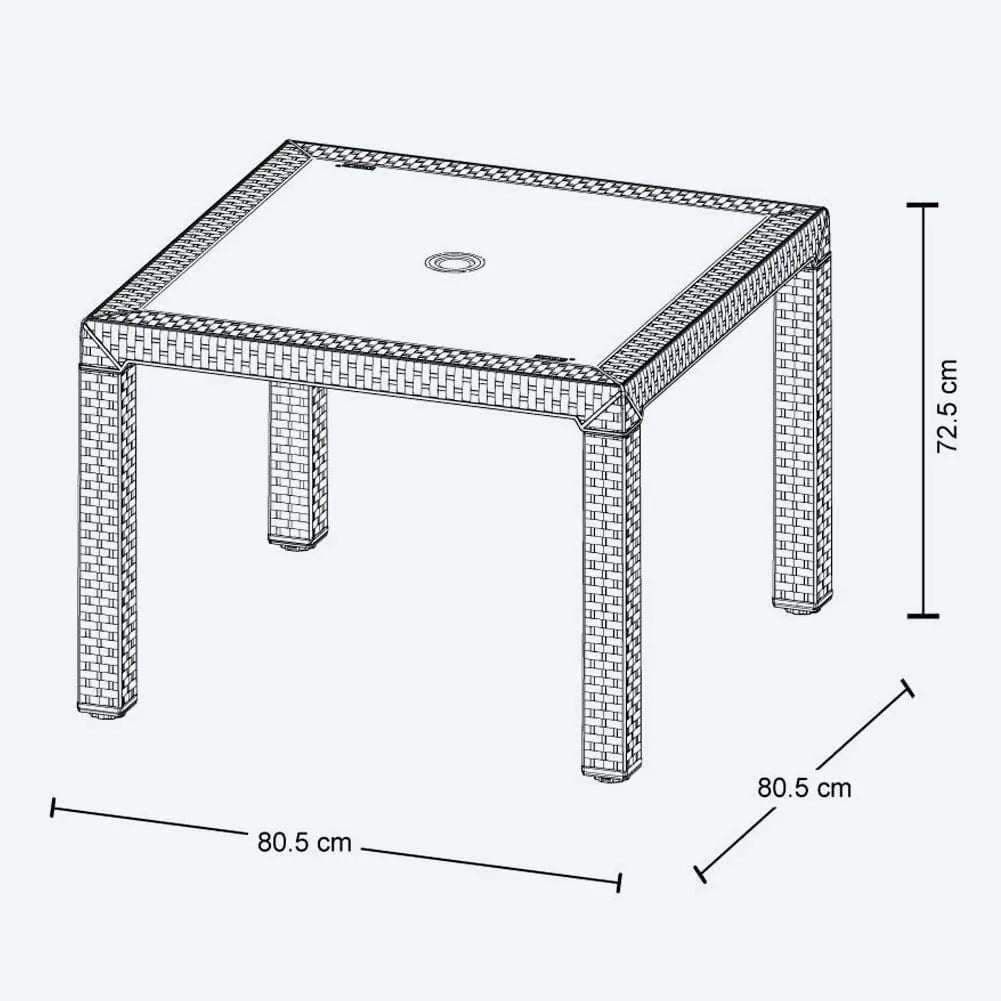 Mesa Rimax Eterna Wengue