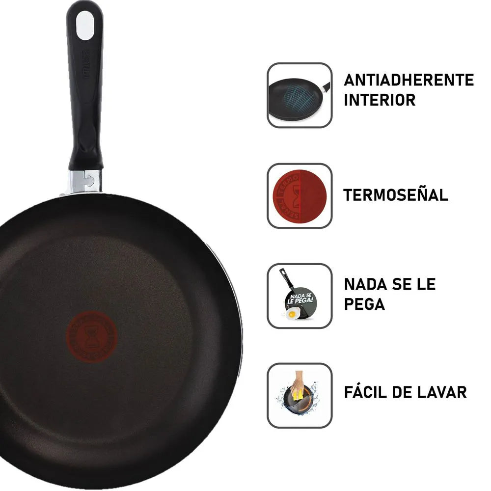 Sartén IMUSA Tapa de Vidrio Colors