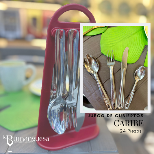 Juego de cubiertos North Caribe