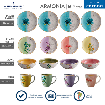 Vajilla Armonia