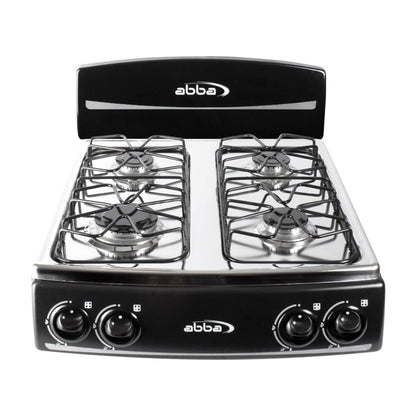 Estufa Abba 4 Puestos Acero Inox QA