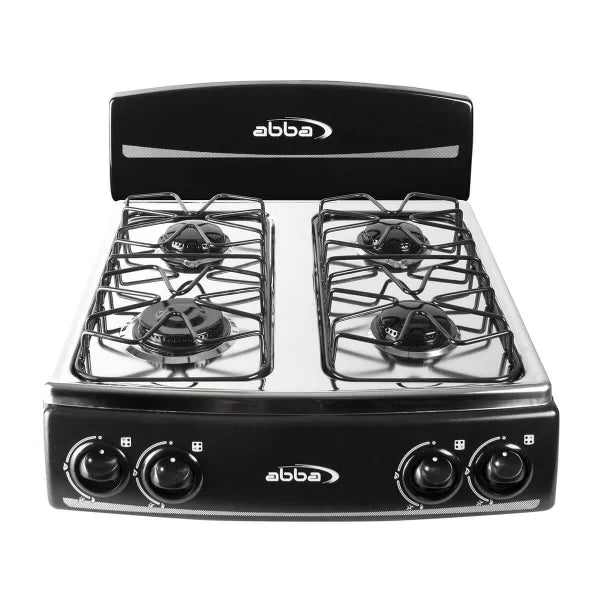 Estufa Abba 4 Puestos Acero Inox QL