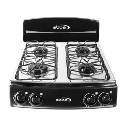 Estufa Abba 4 Puestos Acero Inox QL