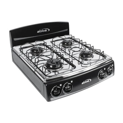 Estufa Abba 4 Puestos Acero Inox QL