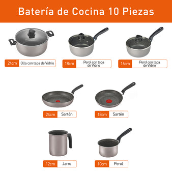 Batería Imusa Talent 10 Piezas