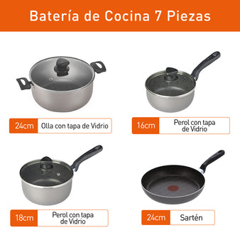 Batería Imusa Talent 7 Piezas