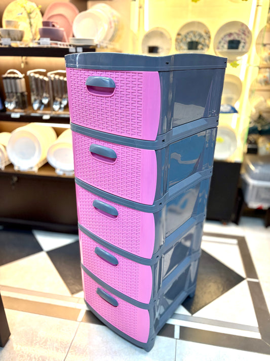 Practimueble X5 Prodehogar Gris-Rosado
