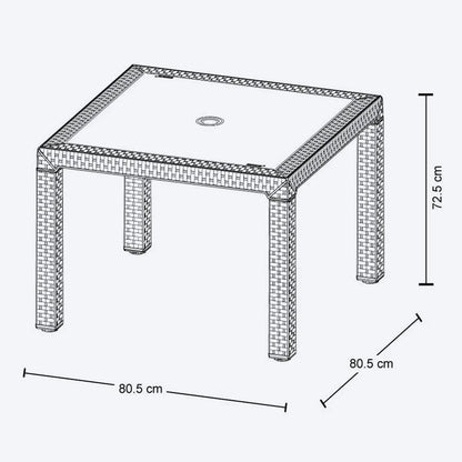 Mesa Rimax Eterna Wengue
