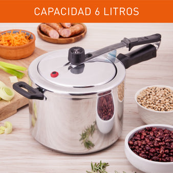Olla a Presión Imusa 6 Lt + Cucharón