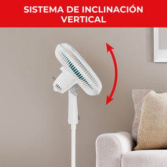 Ventilador SAMURAI Air Maxx Blanco con Azul