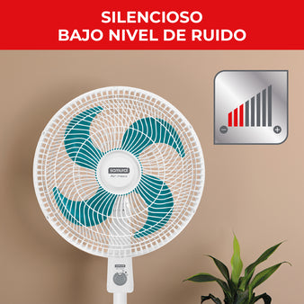 Ventilador SAMURAI Air Maxx Blanco con Azul