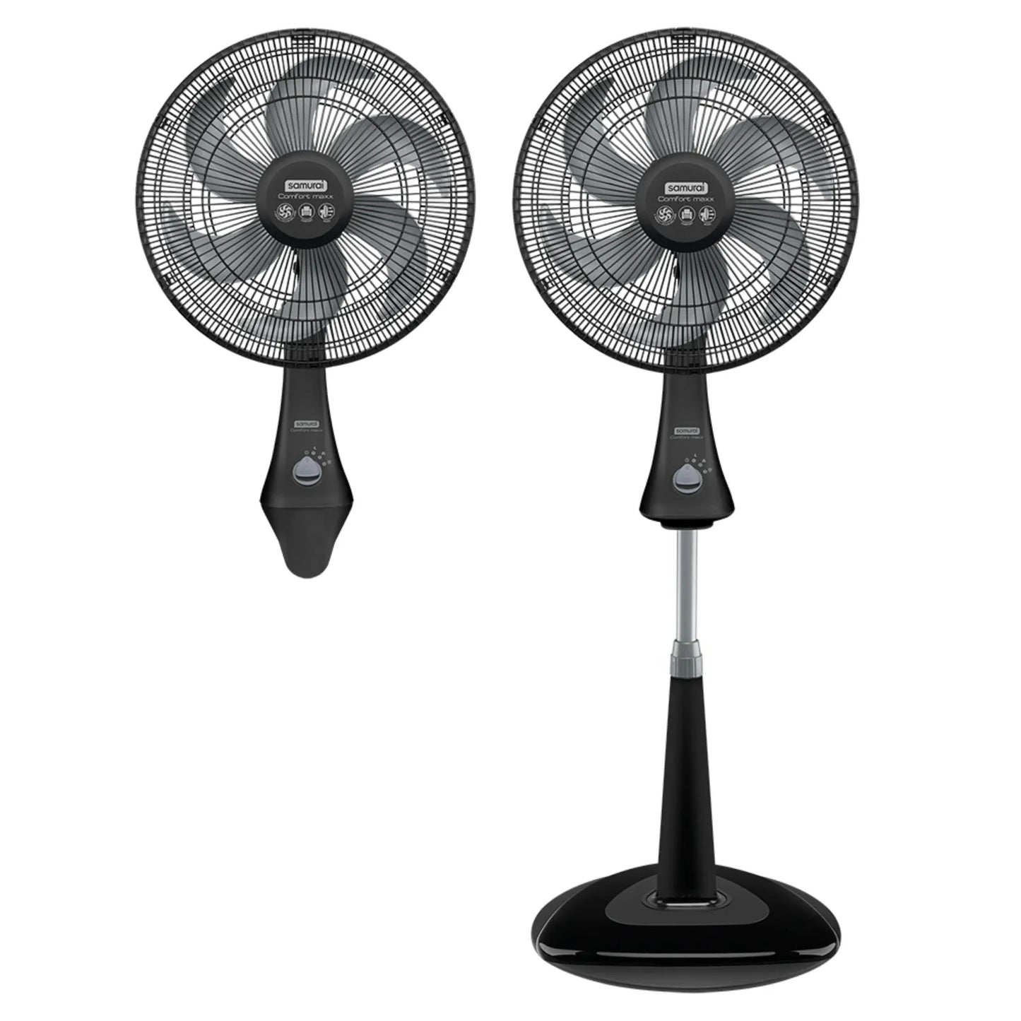 Ventilador Samurai Comfort 2En1 Negro