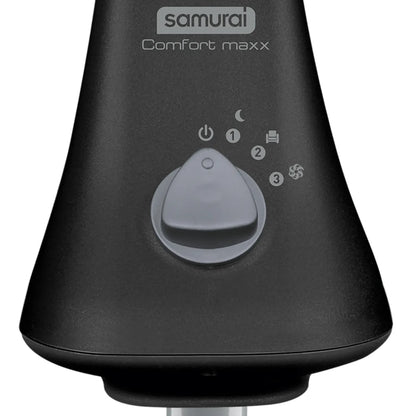 Ventilador Samurai Comfort 2En1 Negro
