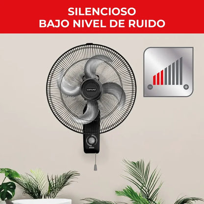 Ventilador Samurai Turbo Metallic Pared
