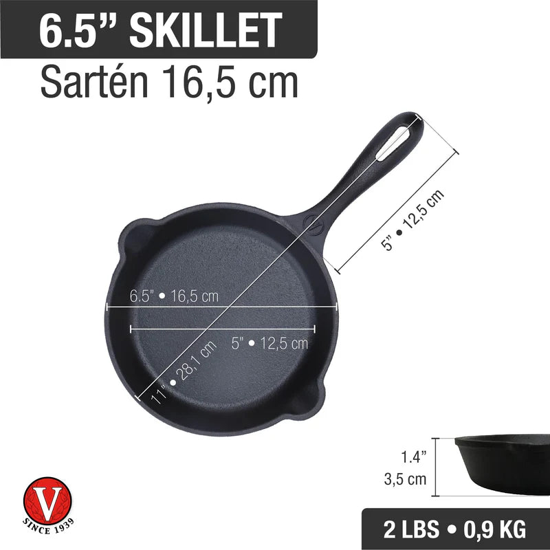 Sartén Victoria  Hierro Fundido Esmaltado