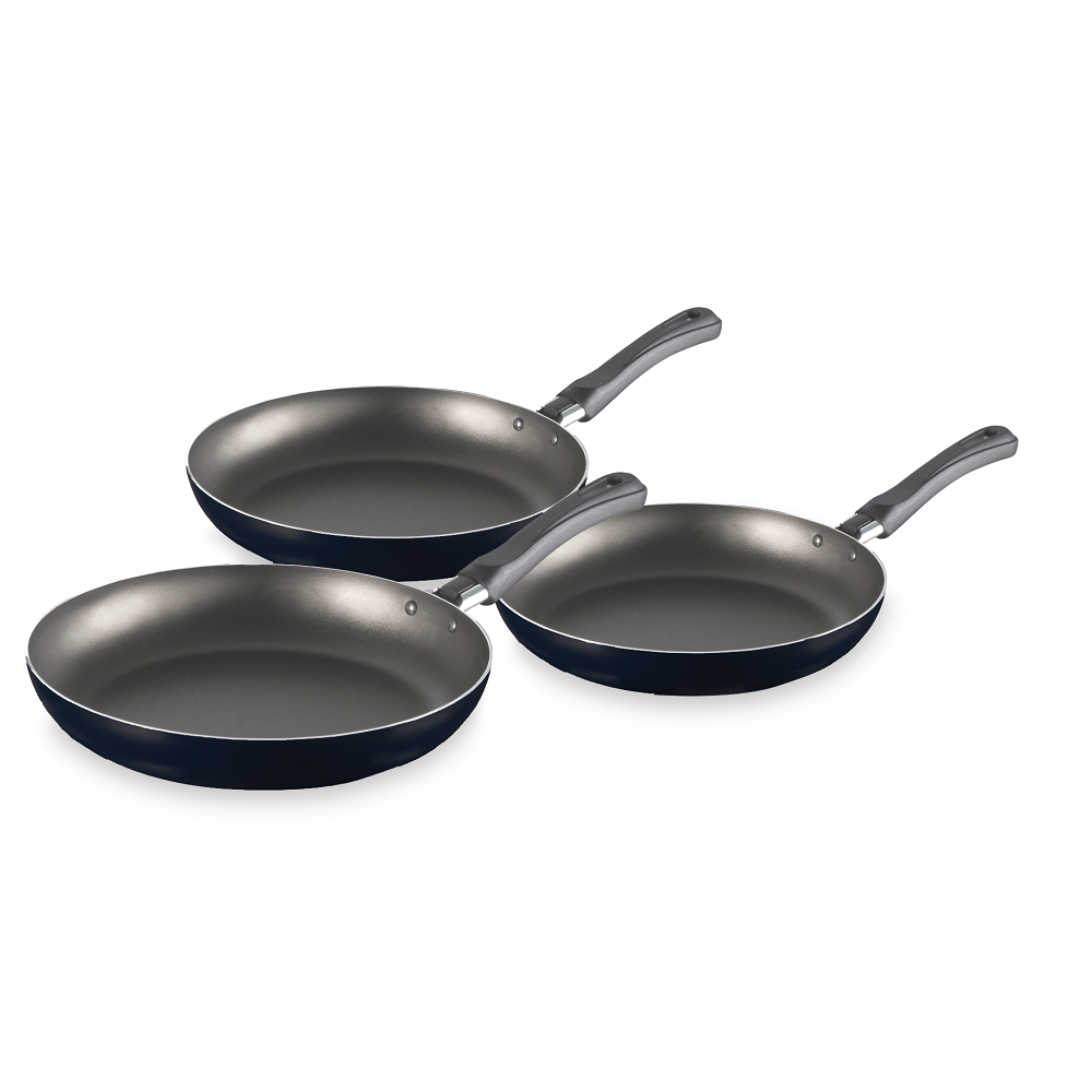 Set Sartenes Imusa Antiadherente x3 Unds 18 20 24 Cm