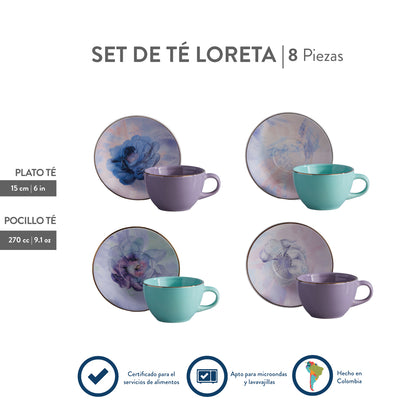 Set de Té Loreta