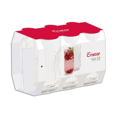 Set x6 Vaso Cristar Barcelona