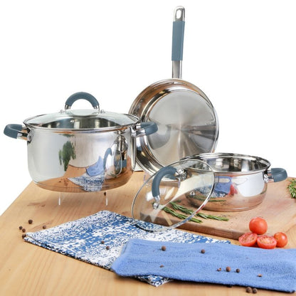 Bateria Home Elements 5 Piezas Acero Inoxidable