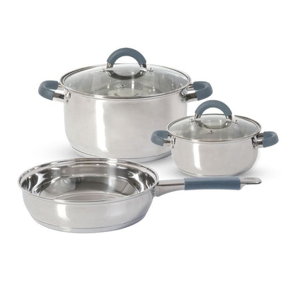 Bateria Home Elements 5 Piezas Acero Inoxidable