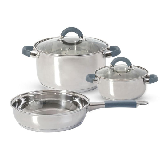 Bateria Home Elements 5 Piezas Acero Inoxidable