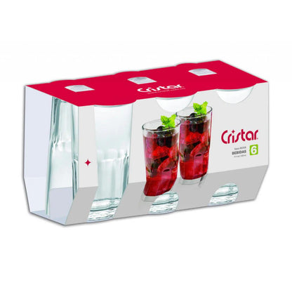 Set x6 Vaso Cristar Nova Bebidas (Grande)